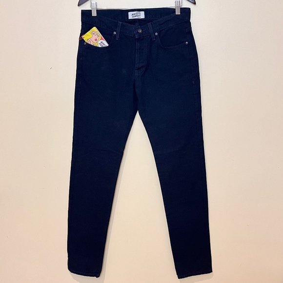 Naked & Famous Super Guy Indigo Canvas Skinny Jeans - Men's Size 33 X 33
